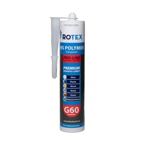 Rotex MS G60 Polymer Transparant 290 ml cartridge kopen dé specialist